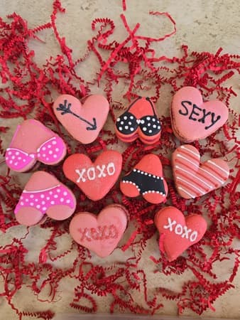 "Naughty or Nice" French Macarons 