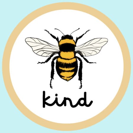 Fine Line Details - Embroidered Bee