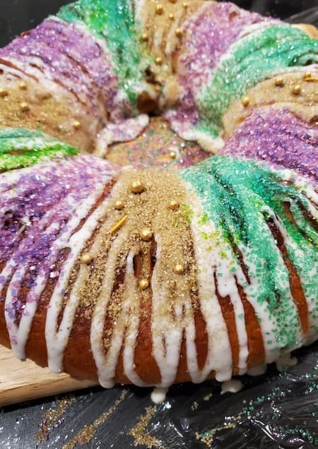 Gluten Free Mardi Gras King Cake 
