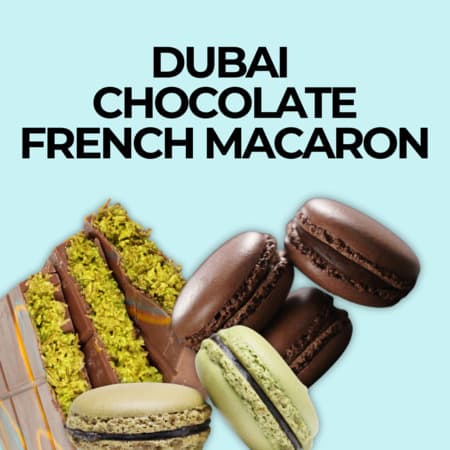 Dubai Chocolate French Macaron image