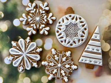 Cookie Decorating Level 1 : Flurries and Filigree  image