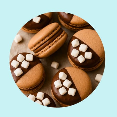 Hot Chocolate French Macaron image