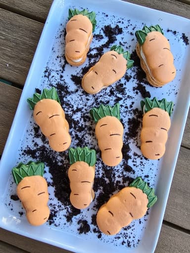 Easter French Macarons image